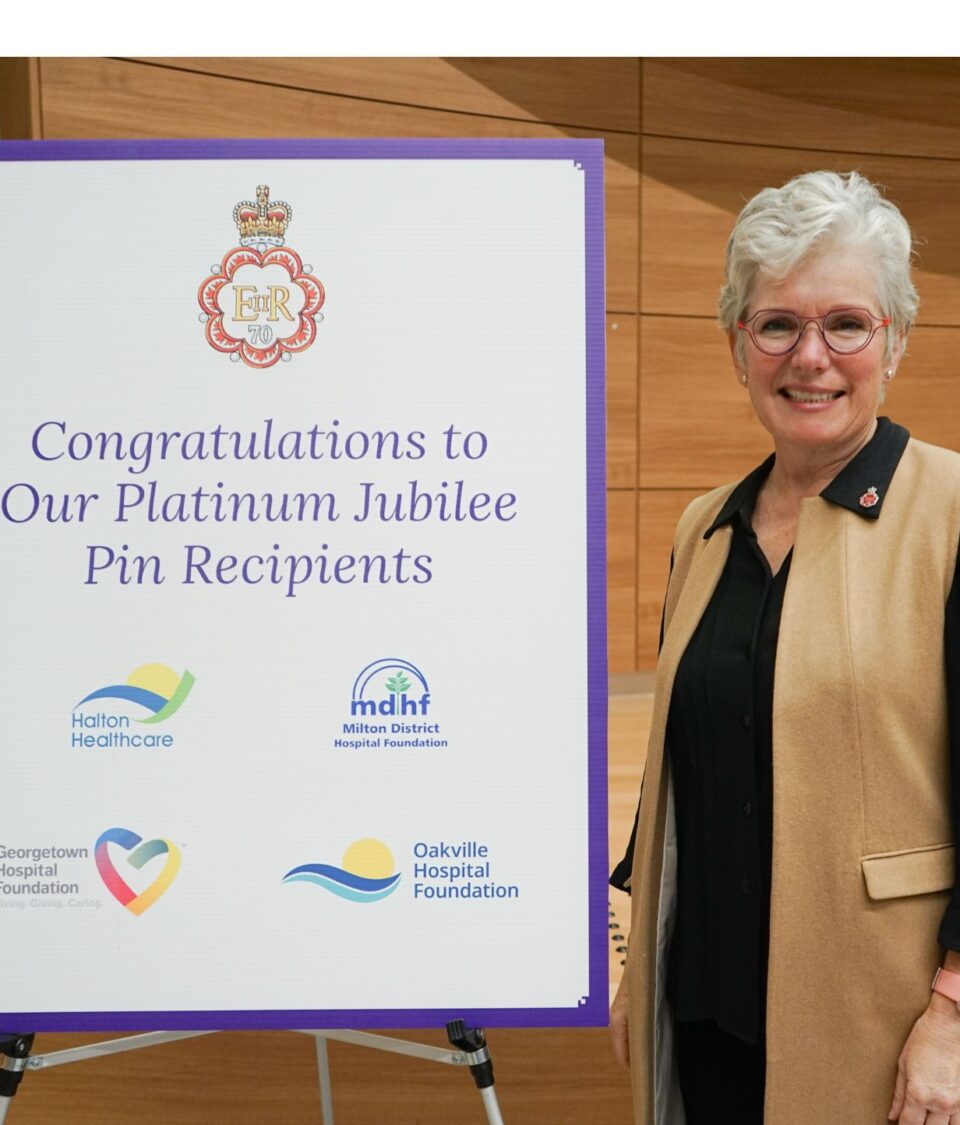 Recipients of Queen’s Platinum Jubilee pins honoured and celebrated by Halton Healthcare Hospital Foundations